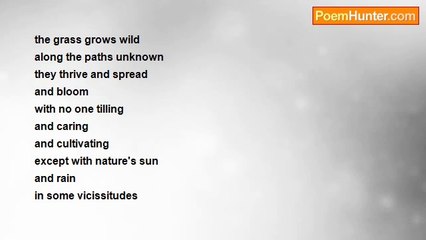 RIC S. BASTASA - the grass grows wild on paths unknown