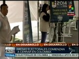 Conteo de votos en comicios presidenciales de Colombia fue expedita