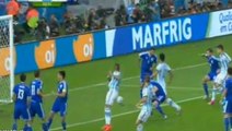 مدافع البوسنة يحرز هدف للأرجنتين بالخطأ في مرماه