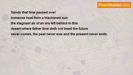 Isiah On a Corner in the Thundering Darkness - Desert Of The Forgotten