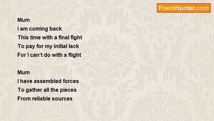 Isaac Maliya - Mum, I Am Coming Back