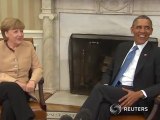 Obama, Merkel meet in White House, strategize over Russia and Ukraine