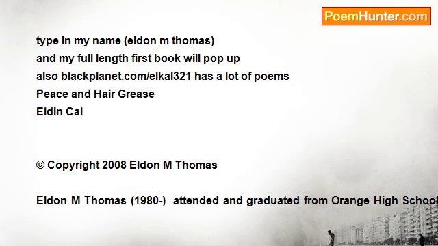 Eldon M Thomas - Silent Tears