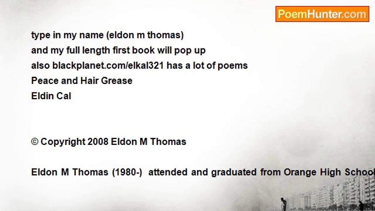 Eldon M Thomas - Silent Tears