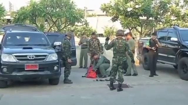 Thai soldiers confiscate weapons after army declares coup