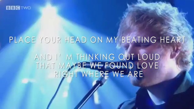 Ed Sheeran - Thinking Out Loud (Lyrics Video)
