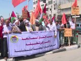 Gaza residents demonstrate for Palestinian reconciliation