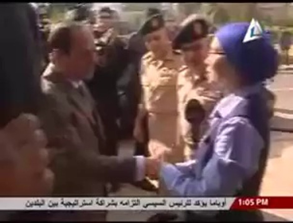 السيسي لضحية التحرش بالتحرير : "أنا آسف .. وحقك هيرجعلك"