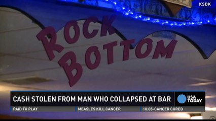 Caught on camera: Man robbed while having chest pains