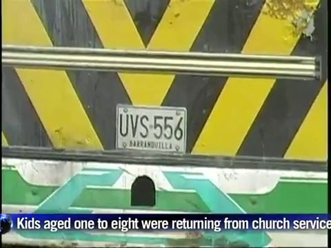 Colombia mourns 32 children killed in fiery bus explosion