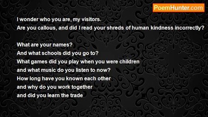 Diana van den Berg - My October Visitors