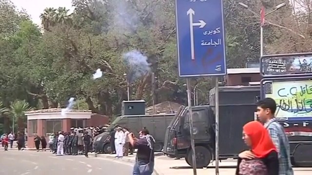 Clashes at Cairo University leave one dead, nine injured