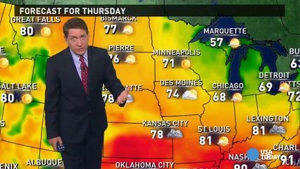 Thursday's forecast: Thunder from coast to coast
