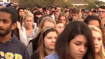 Somber vigil for victims of Santa Barbara rampage