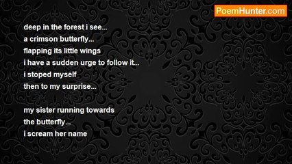 misunderstood angel - crimson butterfly