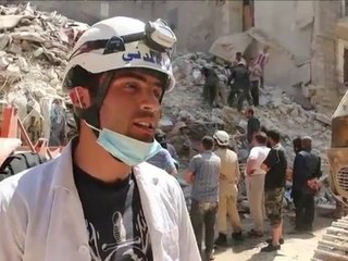 Air raids on Syria's Aleppo kill scores in 24 hours