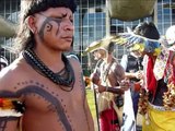 Brazil police fired tear gas at indigenous protesters