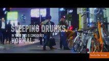 People passed out drunk in Japan get turned into ads For responsible drinking