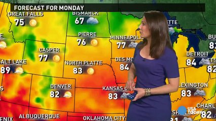 Monday's forecast: Lots of sunshine for the East coast