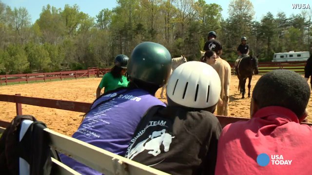 Horses teach inner-city kids to 'get right back on'