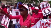 Raw: Protestors defy ban on protest in Nigeria