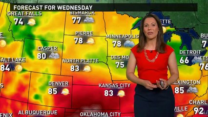 Wednesday's forecast: Hazy, hot and humid