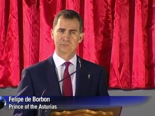 Spain's future king Felipe vows to serve the nation