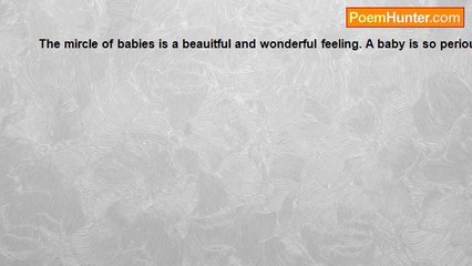 Susie Sunshine - The Mircles of Babies