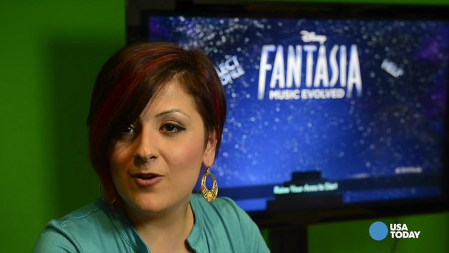 USA TODAY Tech's Mike Snider demos Disney Fantasia: Music Evolved