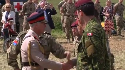 89 year old D-day veteran parachutes into Normandy