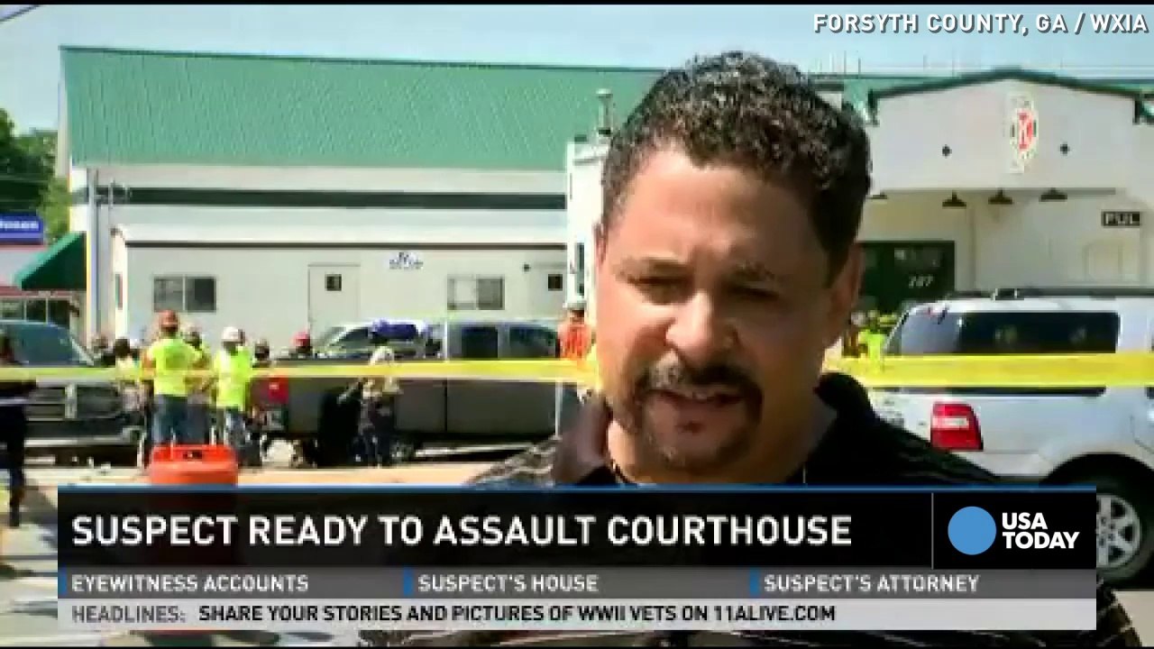 Suspect dead in courthouse shooting