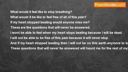 Ciera Nichols - Never be answered