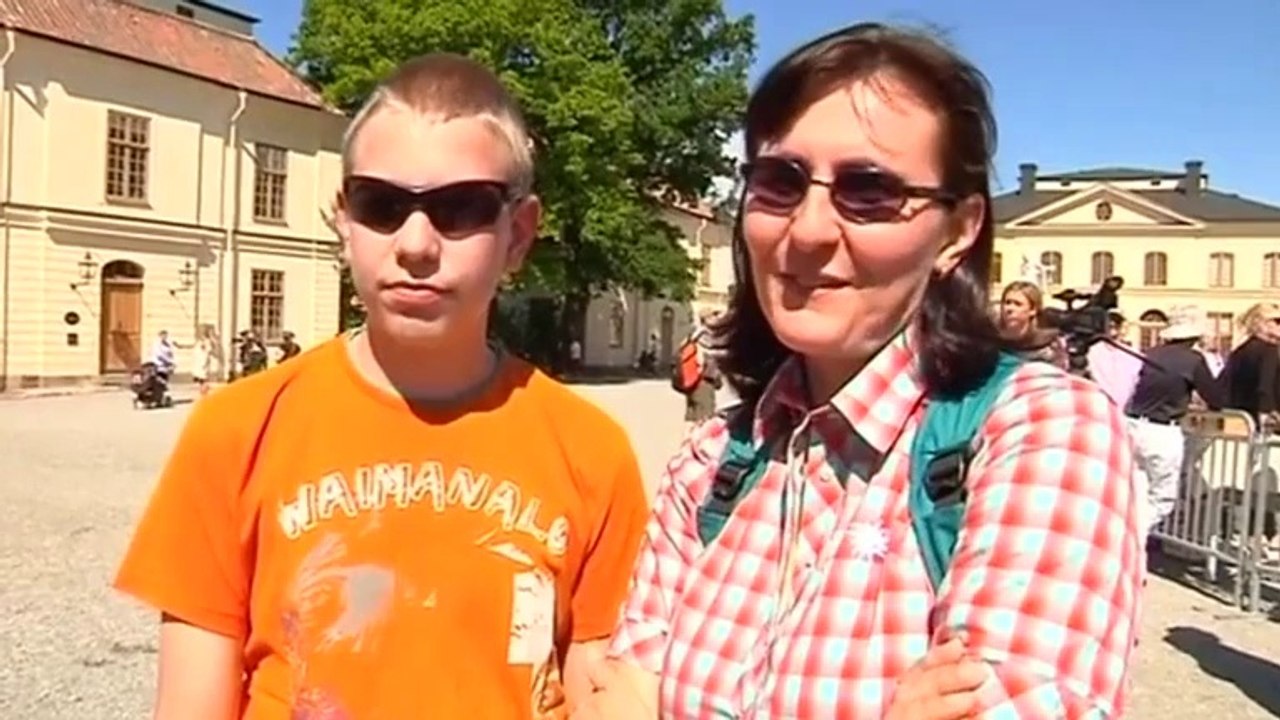 The youngest member of the Swedish royal family is christened