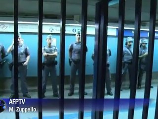 Brazilian police crack down on pre-world cup protest