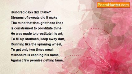 akram saqib - I want to Prostitute my art