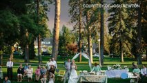 Dramatic wedding photos as wildfire rages | ZoomIN