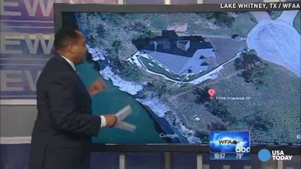 Luxury home clings to collapsing cliffside