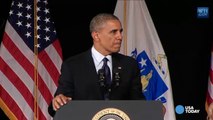President Obama turns boos into laughter