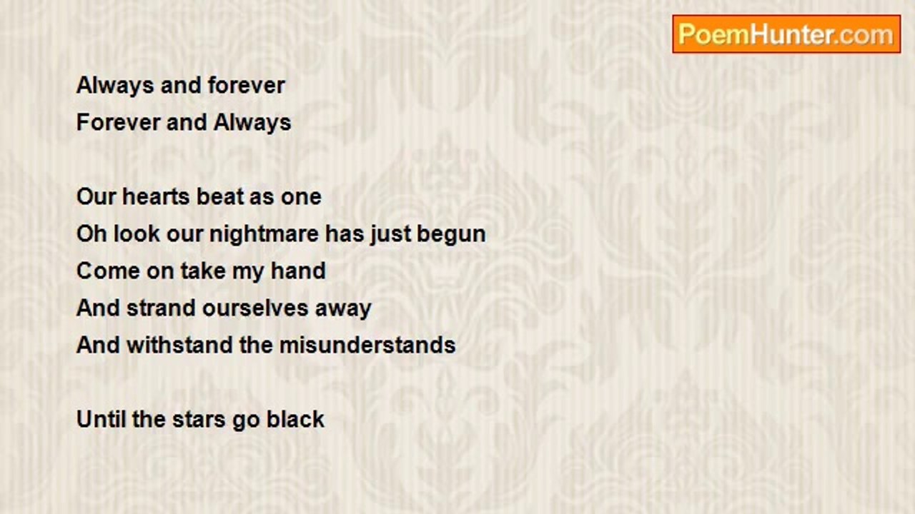 Kaitlynn Harrison - Always and Forever, Forever and Always (song)