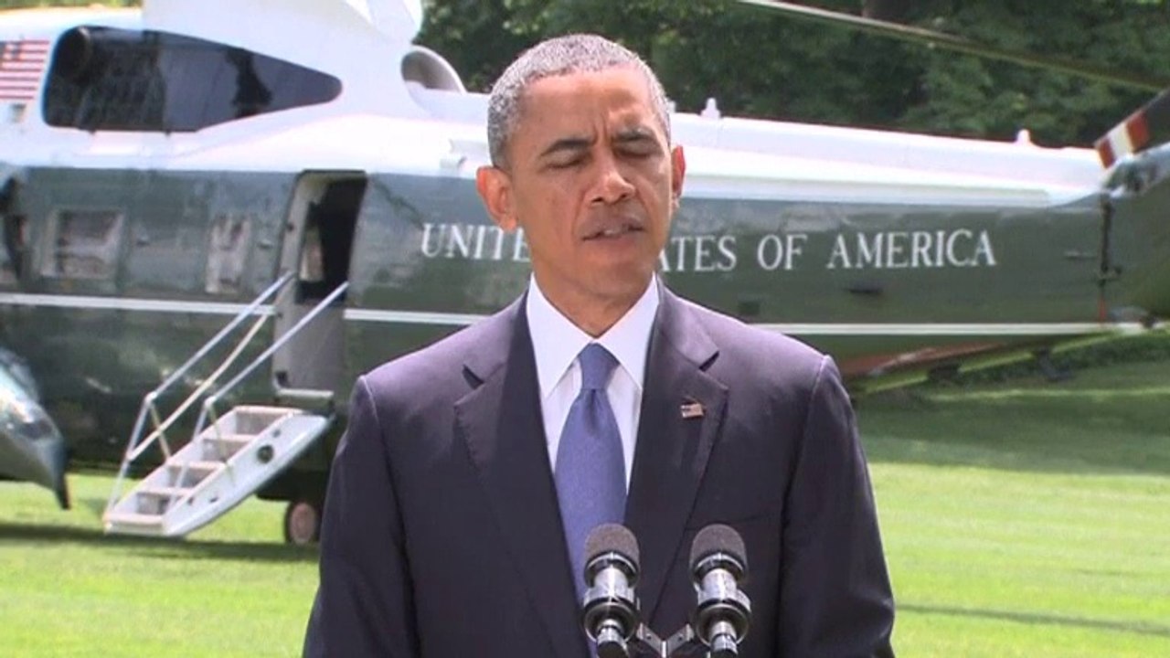 Obama say U.S. not sending troops "back into combat" in Iraq