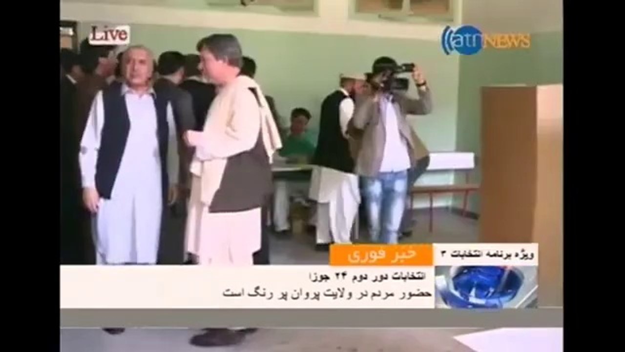 Abdullah votes in Afghan poll