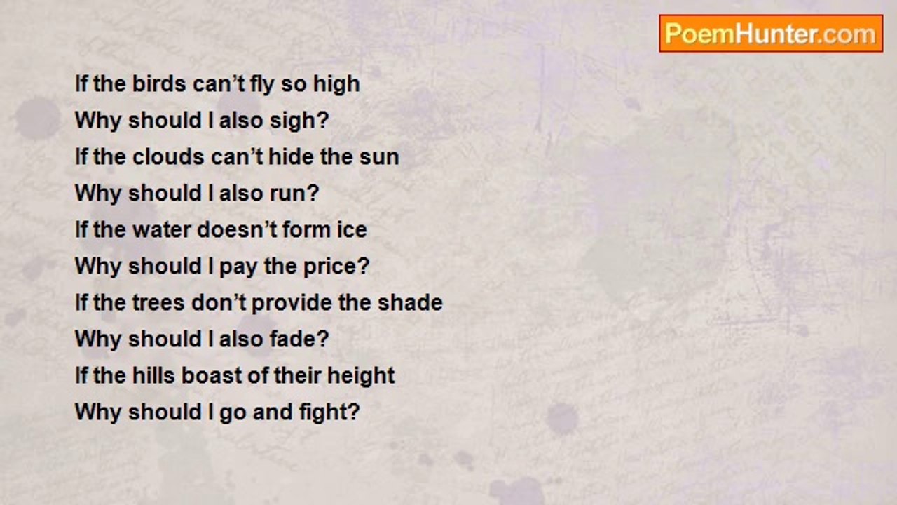 Sumeet Mukherjee - Why Should I?