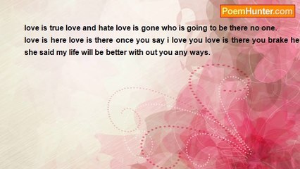 monique palomares - when love is gone