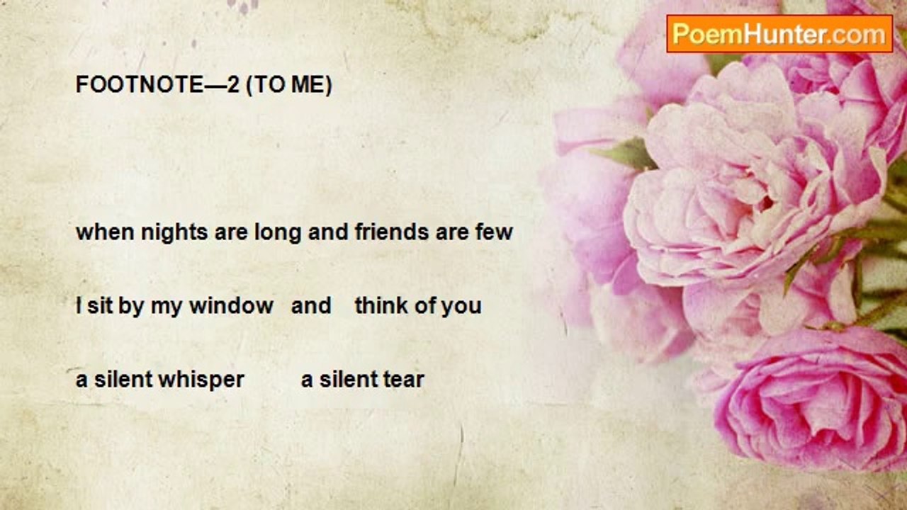 Rajkumar Mukherjee - FOOTNOTES-2(TO ME)