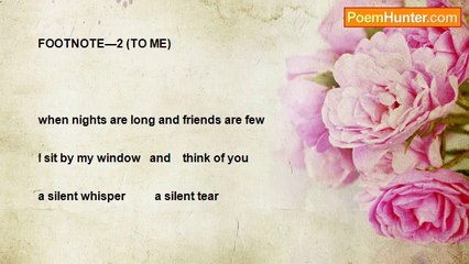 Rajkumar Mukherjee - FOOTNOTES-2(TO ME)