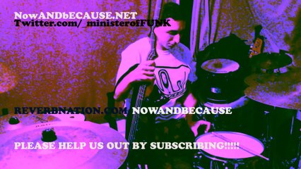 THE KID PLAYS TWO INSTRUMENTS AT ONCE! DRUM and BASS ORIGINAL MUSIC!