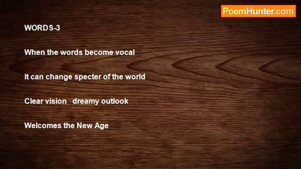 Rajkumar Mukherjee - WORDS-3