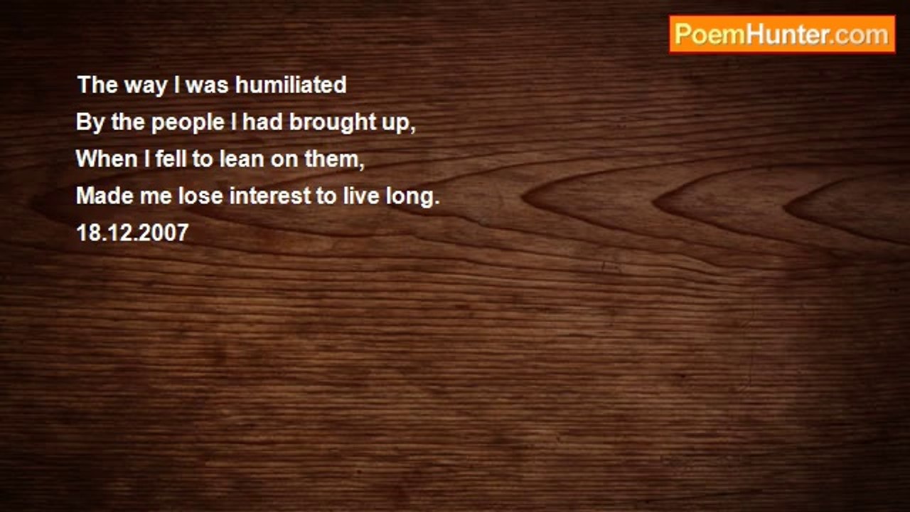 Rm.Shanmugam Chettiar. - The life suffers