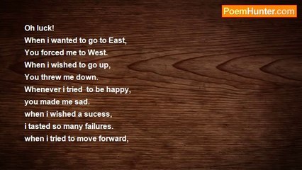 sona sharma - Oh Luck! Oh Jesus!