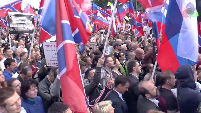 Митинг в поддержку Новороссии ч.1